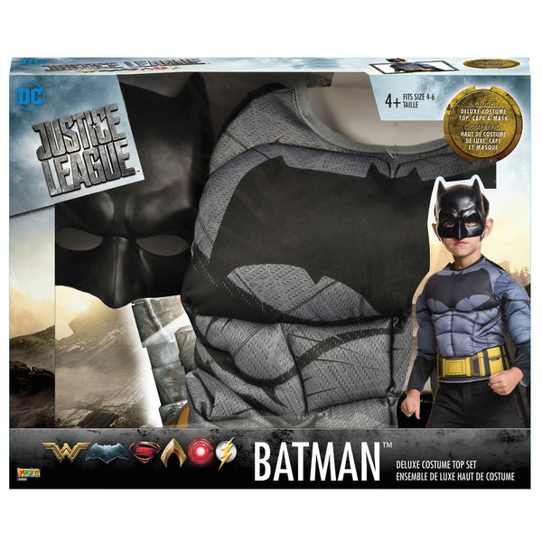 Justice League Batman Muscle Chest Costume 5 To 6 Years