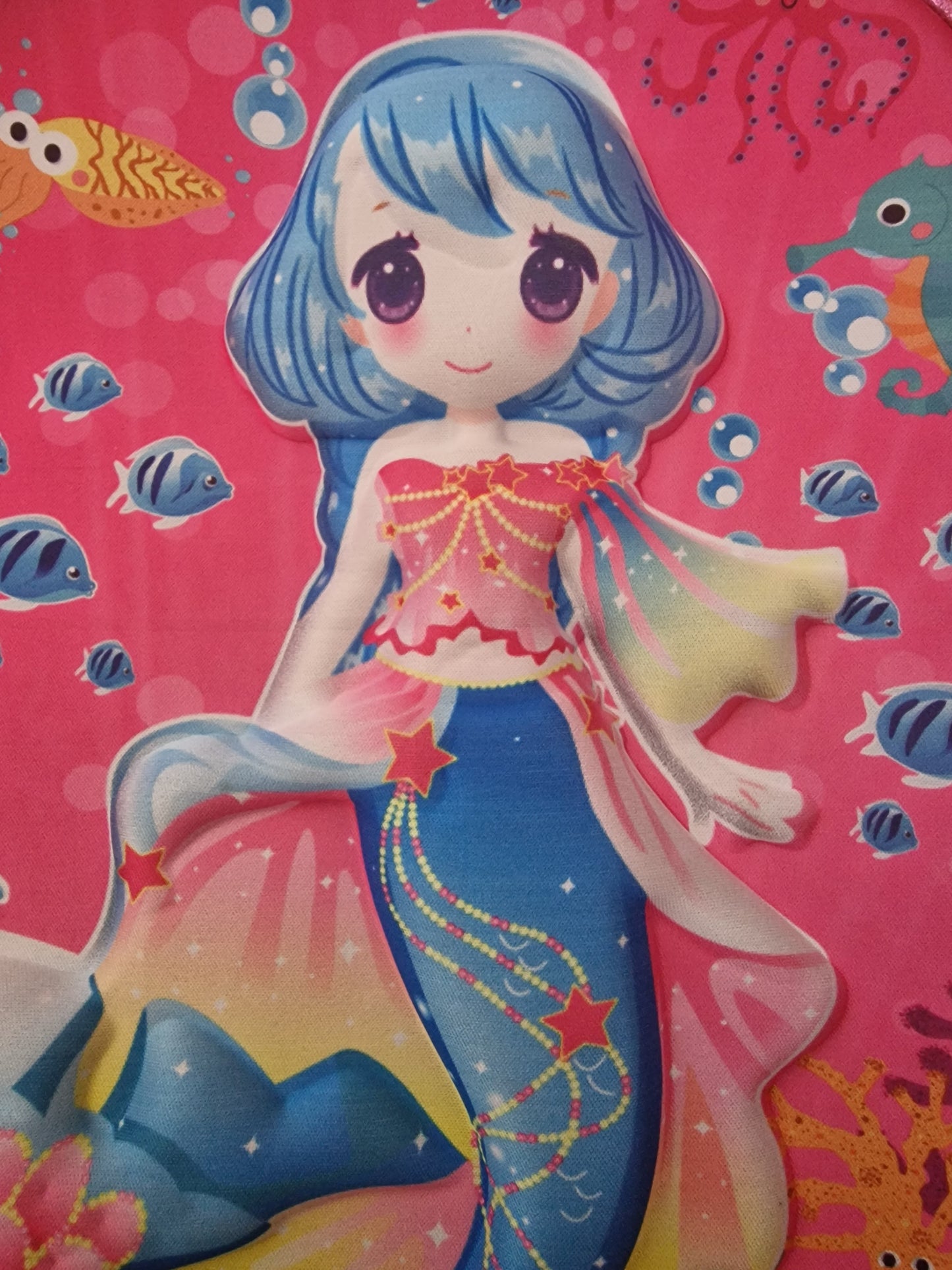 Childrens Bag Mermaid 3D Pink