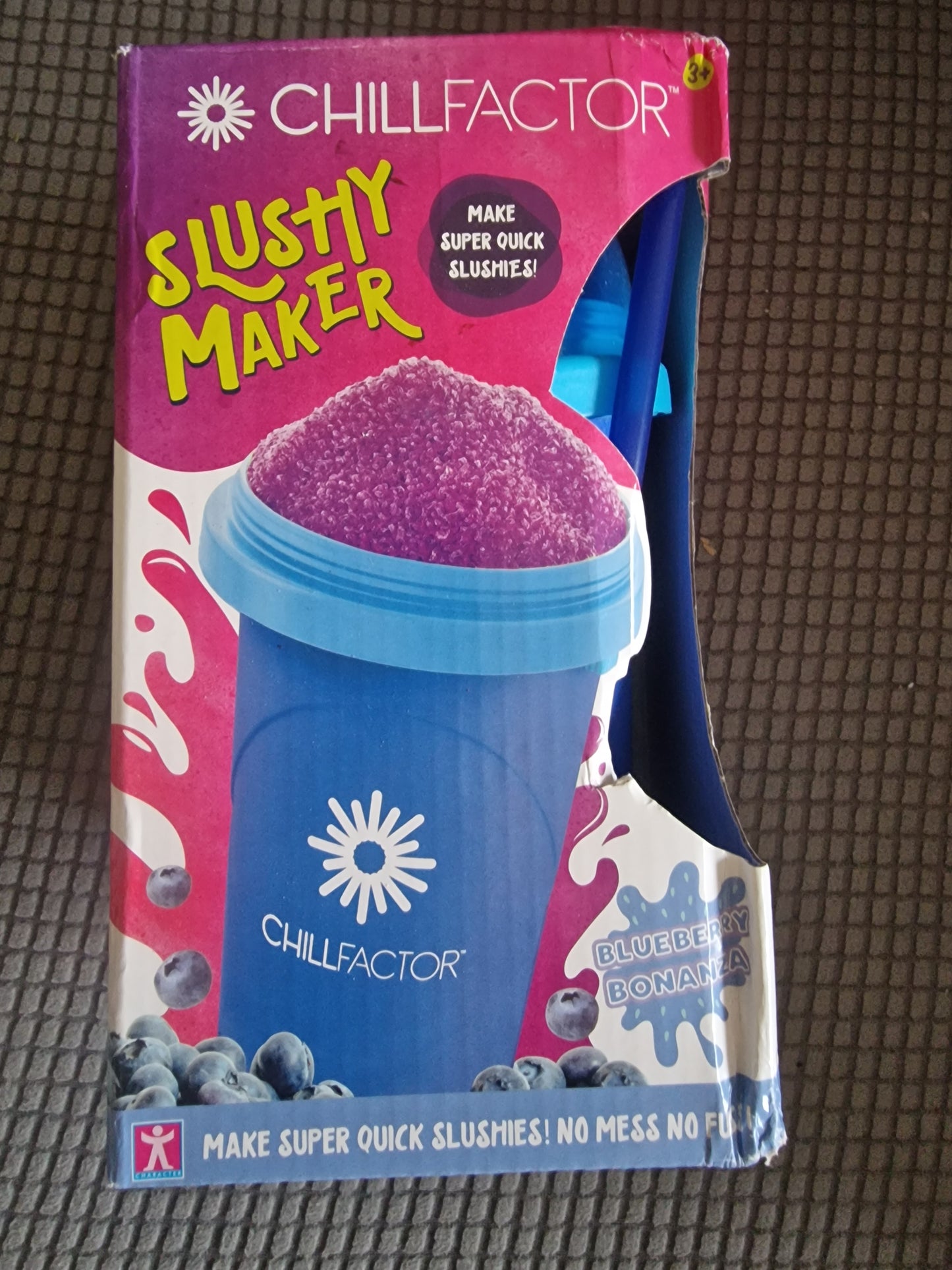 ChillFactor Slushy Maker – Blueberry Bonanza Blue (Original Packaging)