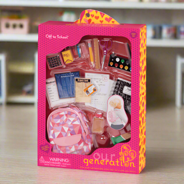 Our Generation Off To School Accessory Set