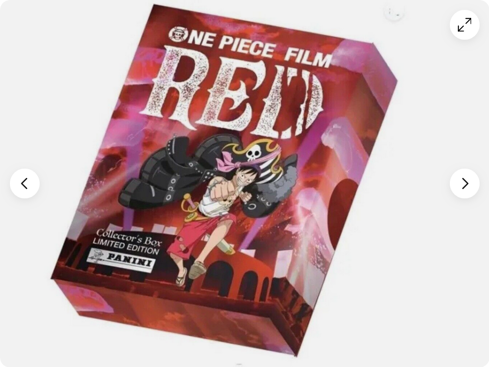One Piece Film Red Collectors Box Editon Panini Trading Card English