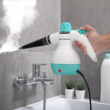 InnovaGoods Multi-purpose, 9-in-1 Hand-held Steamer with Accessories Steany 0,35 L 3 Bar 1000W