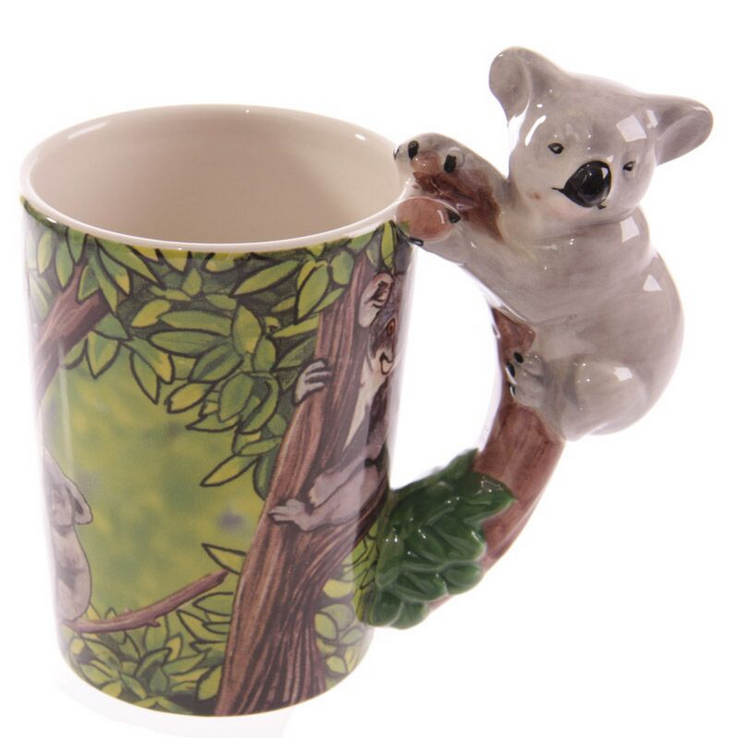 Zooniverse Koala Ceramic Shaped Handle Mug