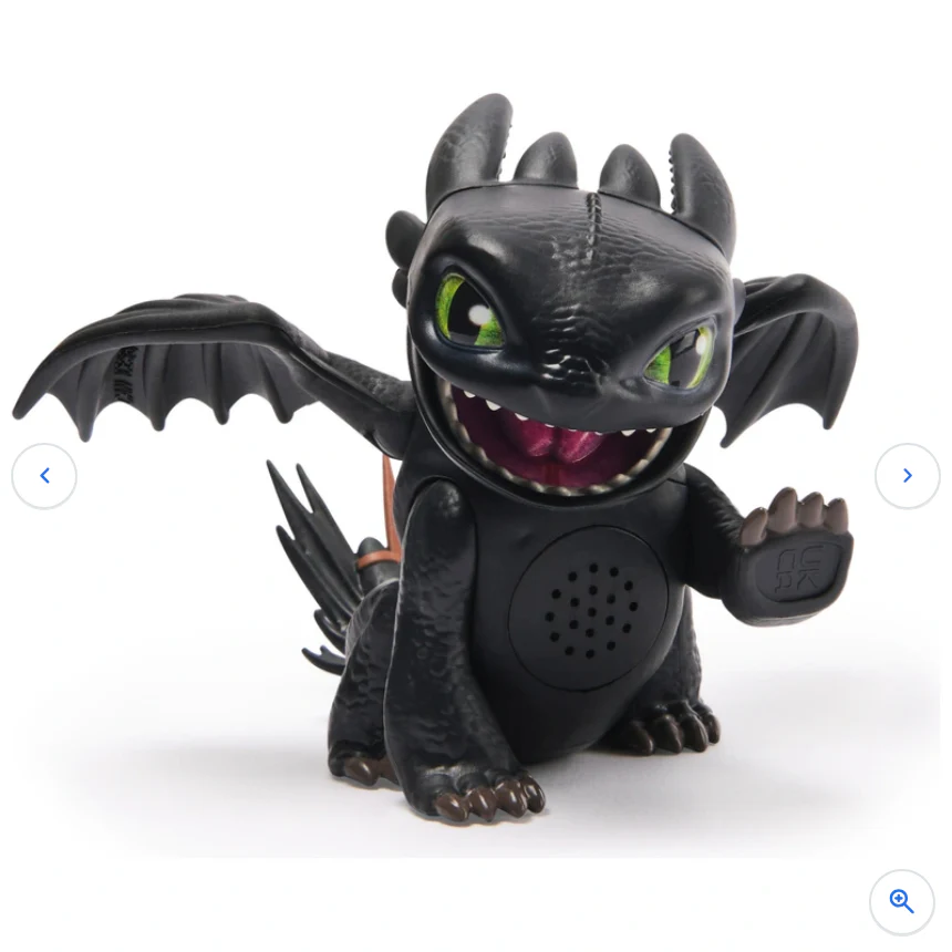 Dreamworks How to Train Your Dragon Interactive Figure Roaring Minis Toothless