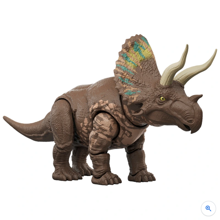 Jurassic World Rebirth Gigantic Thrashers Dinosaur Action Figure Eotriceratops