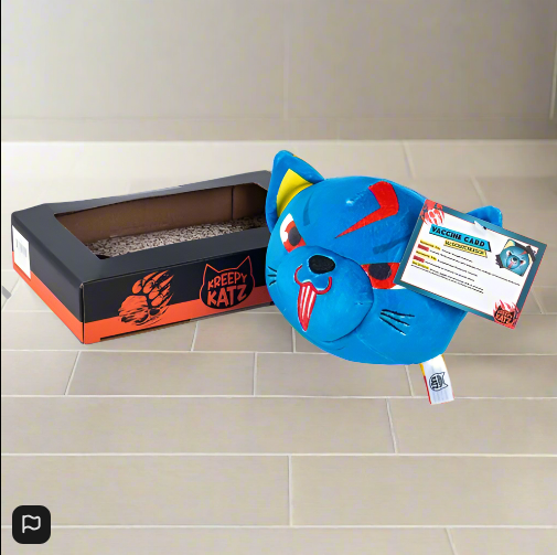 Kreepy Katz Litter Tray 10cm McScratcherson Plush