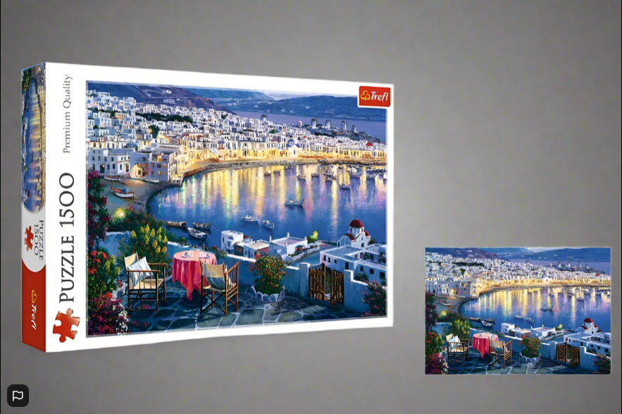 Trefl Mykonos At Sunset 1500 Piece Jigsaw Puzzle
