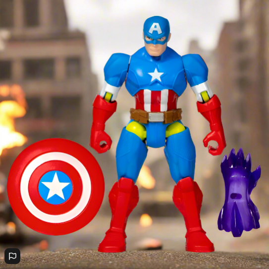 MixMashers Marvel Captain America Action Figure 12cm