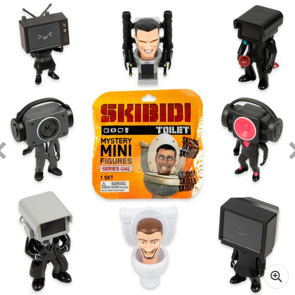 Skibidi Toilet Figure Mini Mystery 6cm 1 Mini Figure Supplied