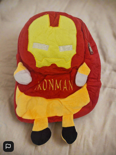 Marvel Ironman Childrens Soft And Fluffy Bag