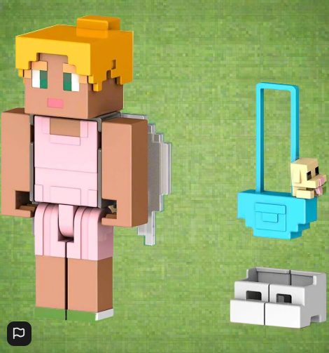 Minecraft Creator Series Puppy Purse Mini Figure