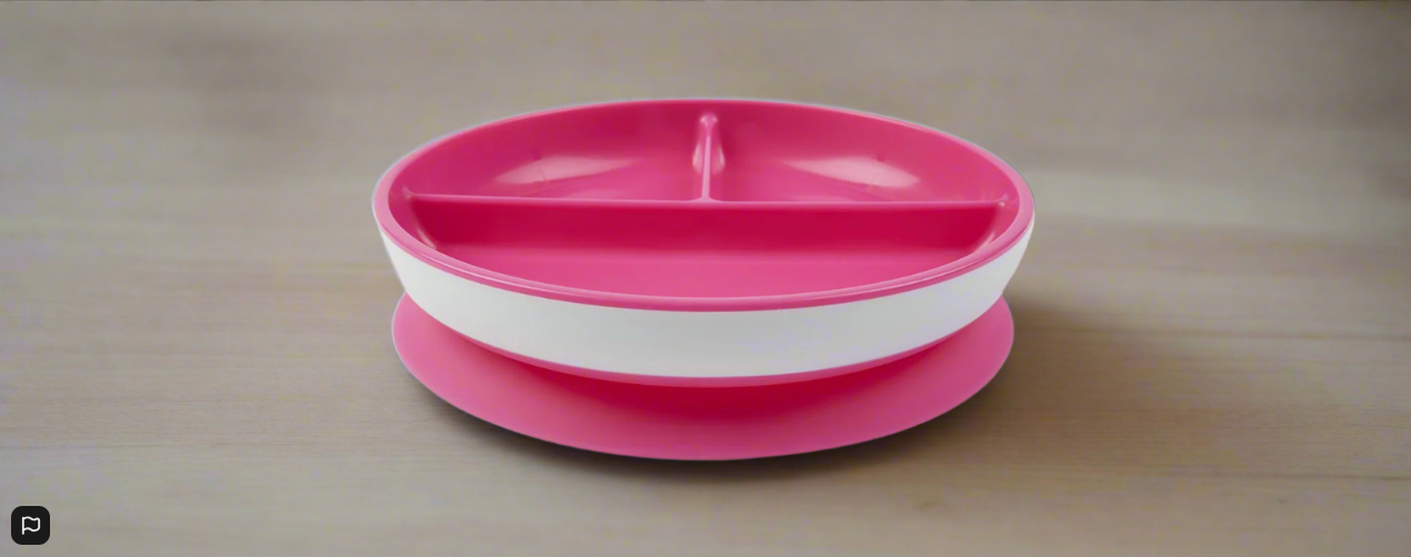 Munchkin Stay Put Suction Plate Pink