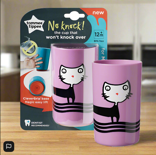 Tommee Tippee No Knock Cup 300 ml Pink