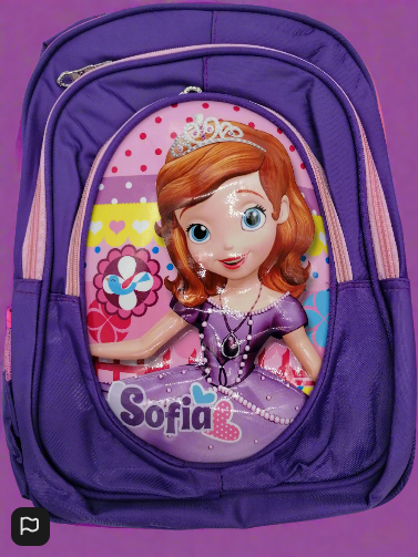 Childrens Bag Sofia The First 3D Purple