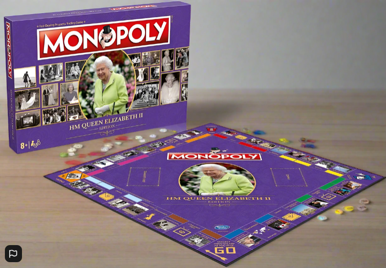 HM Queen Elizabeth II Monopoly Board Game