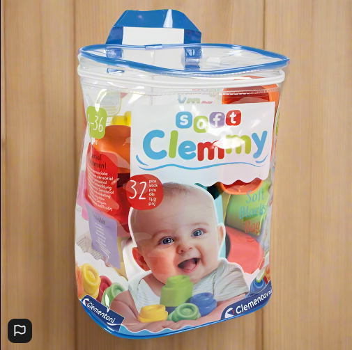 Clementoni Soft Clemmy 32 Soft Blocks Bag