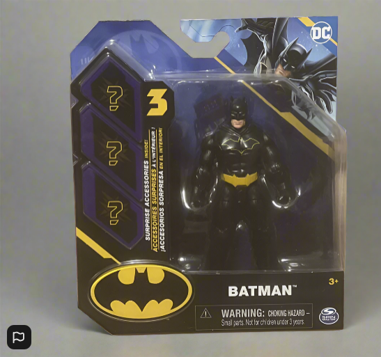 DC Batman Action Figure 10cm With 3 Surprise Accessories