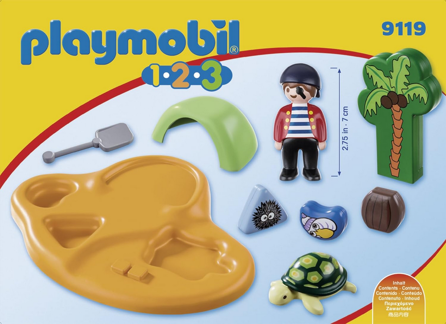 Playmobil 9119 Pirate Island 123 Playset