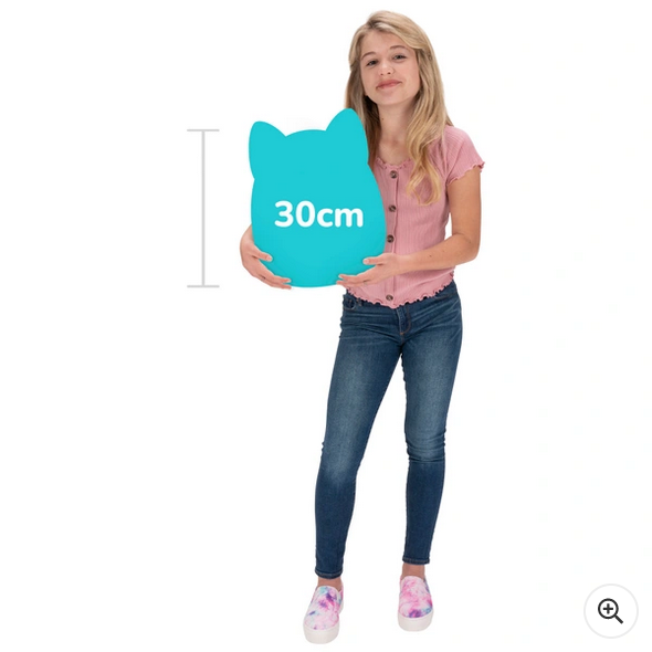 Squishmallows 30cm Bevin the Pink and Blue Cotton Candy Plush