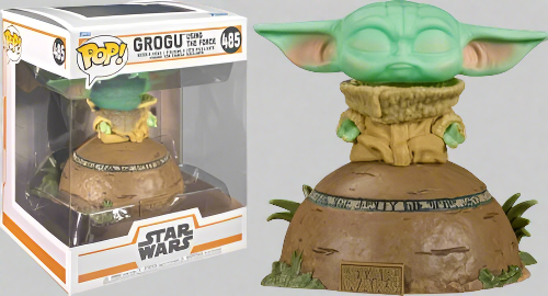 Funko POP! Star Wars The Mandalorian- The Child Using the Force (lights and sounds)