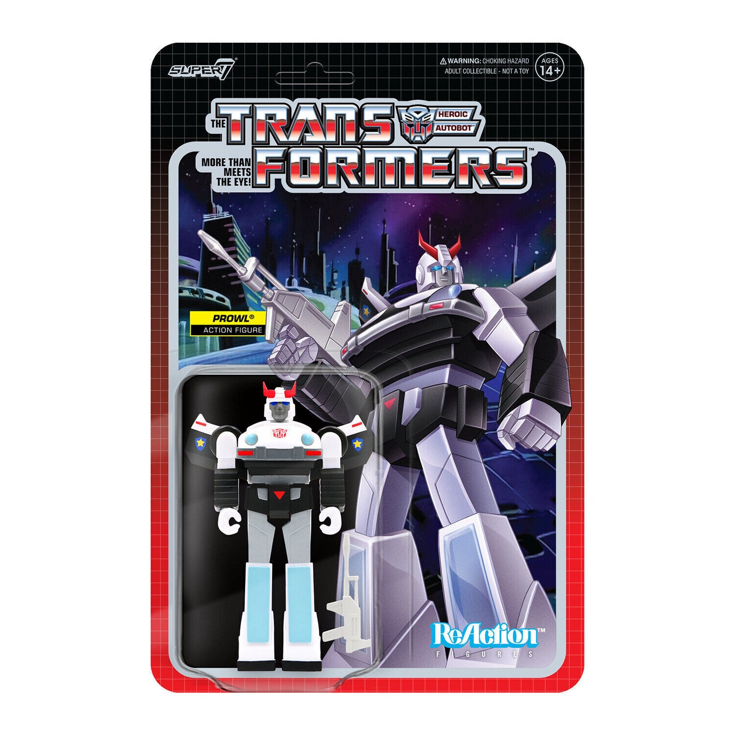 Transformers Evil Decepticon - Prowl - ReAction Action Figure