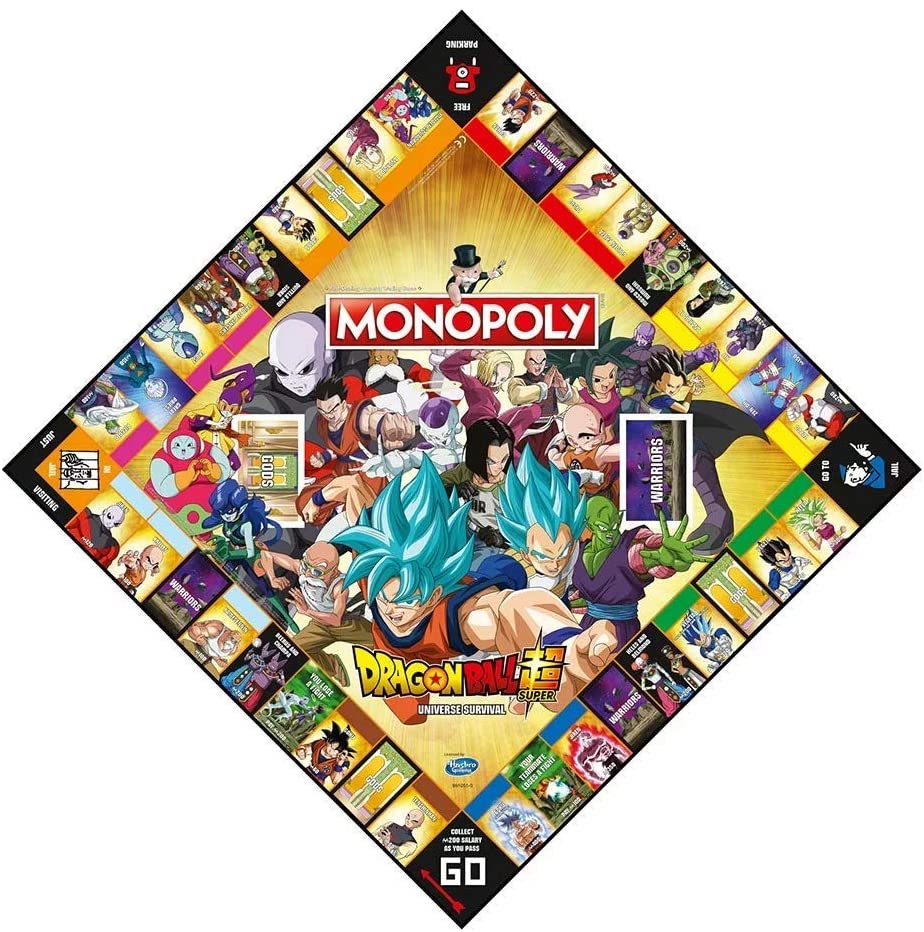 dragon ball z monopoly board