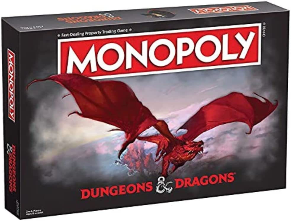 Monopoly Dungeons and Dragons Board Game