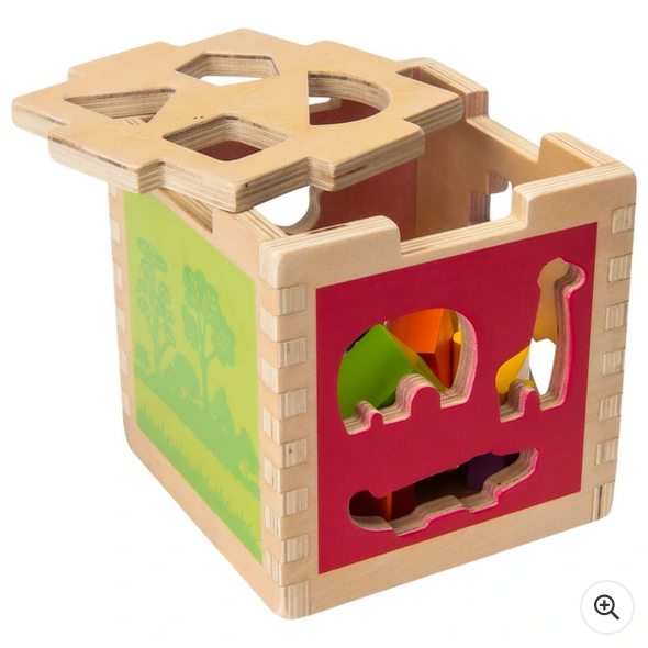 Squirrel play online wooden shape sorter
