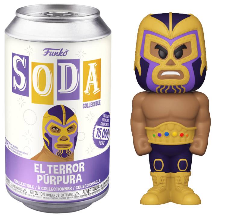 Funko Pop! Vinyl Soda El Terror Purpura With Possible Chase Figure