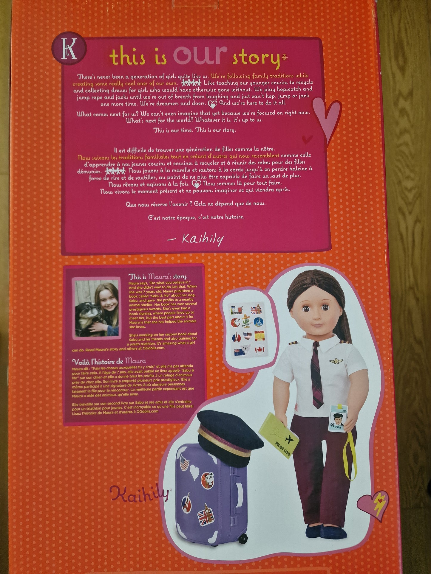 Our Generation Kaihily Professional Pilot Doll