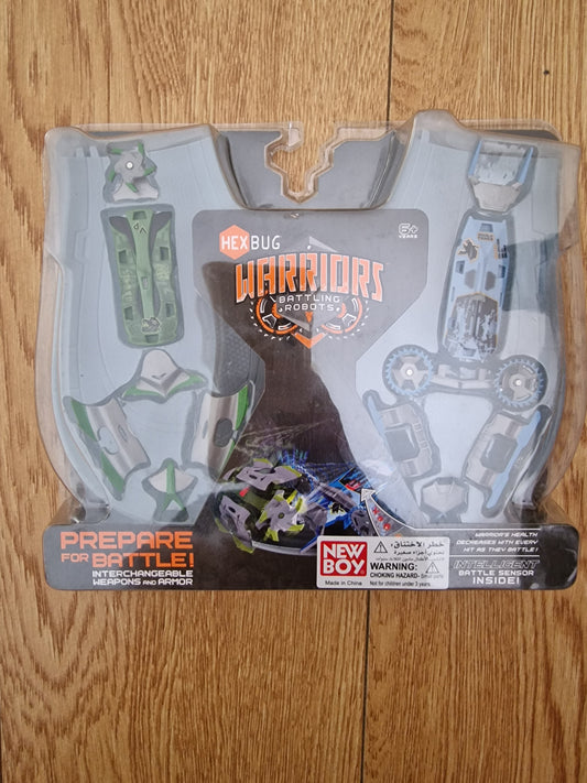 HEX BUG Warriors Battling Robots Double Pack Green And Blue