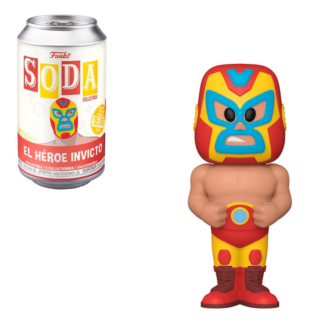 Funko Pop! Vinyl Soda El Heroe Invicto with Possible Chase Figure