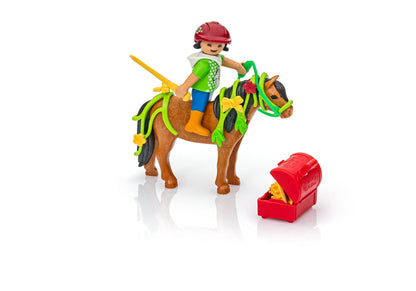Playmobil Country 6968 Knight With Flower Pony Action Figure