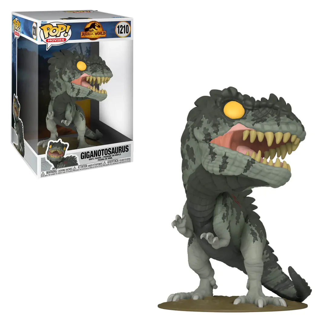 Funko POP! Vinyl No1210 Jurassic World Dominion – Jumbo Giganotosaurus