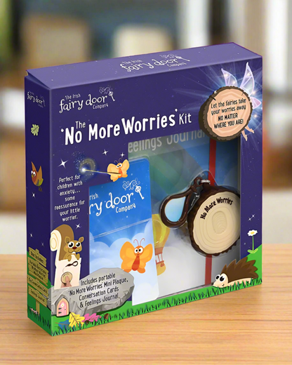 Irish Fairy Door No More Worries Kit Magical Anxiety Comfort Kids Gift NEW