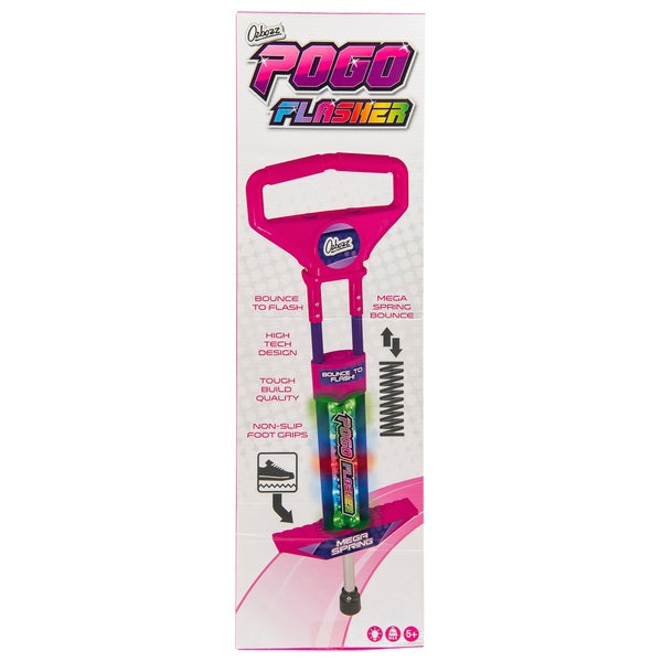 Pink Flashing Pogo Stick