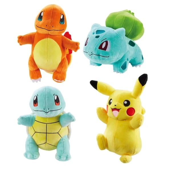 Pokémon 20cm Plush 4 Pack