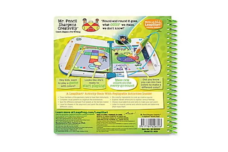 LeapFrog LeapStart Mr. Pencil Sharpens Creativity Activity Book