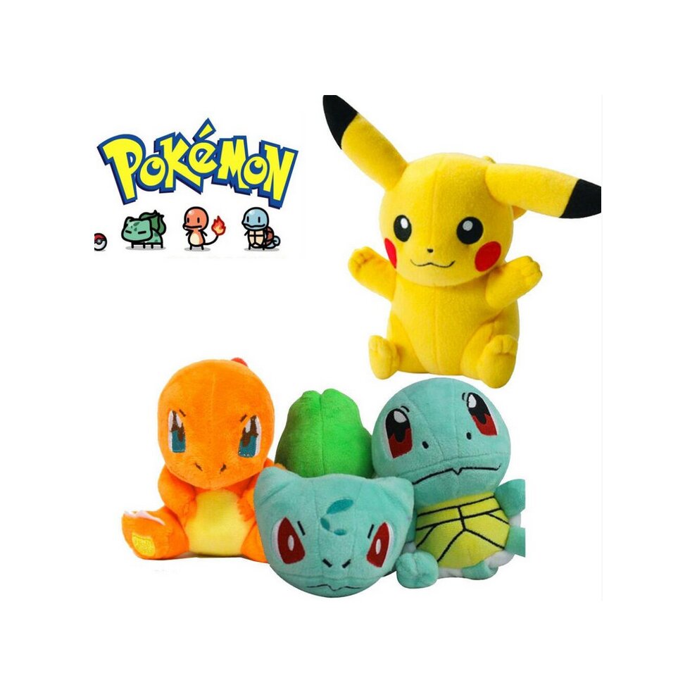 Pokémon 20cm Plush 4 Pack