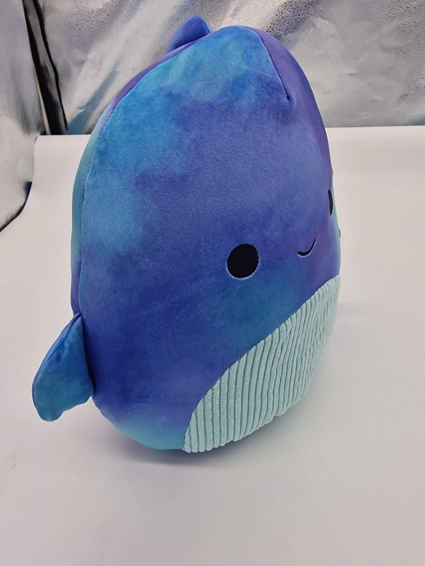 Sea Life Squad Cyan Whale, 7.5 Inch Plush