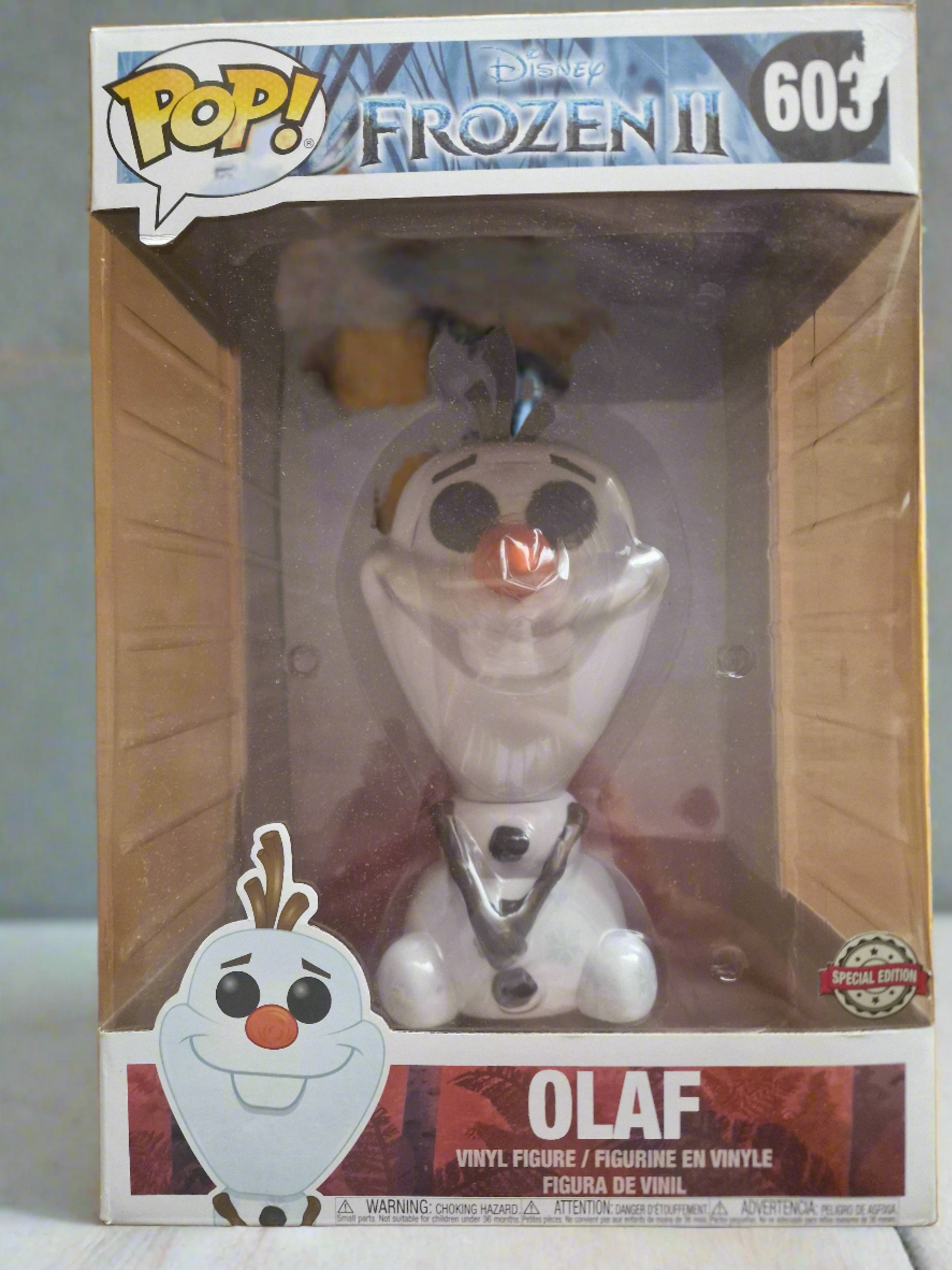 Funko POP! Vinyl 10" OLAF Disney Frozen Special Edition Exclusive 603