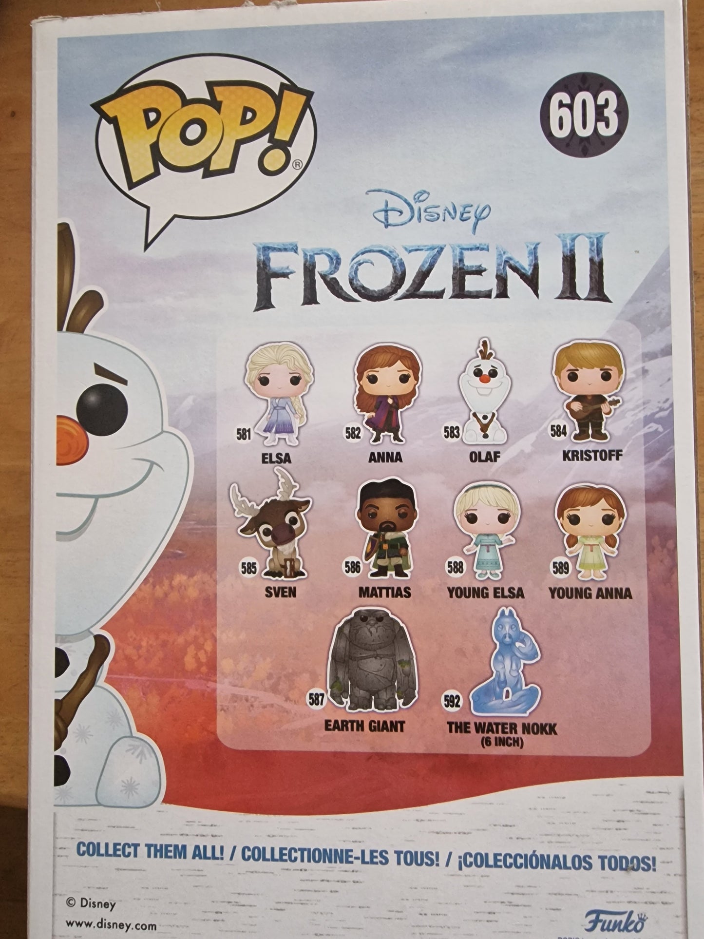 Funko POP! Vinyl 10" OLAF Disney Frozen Special Edition Exclusive 603