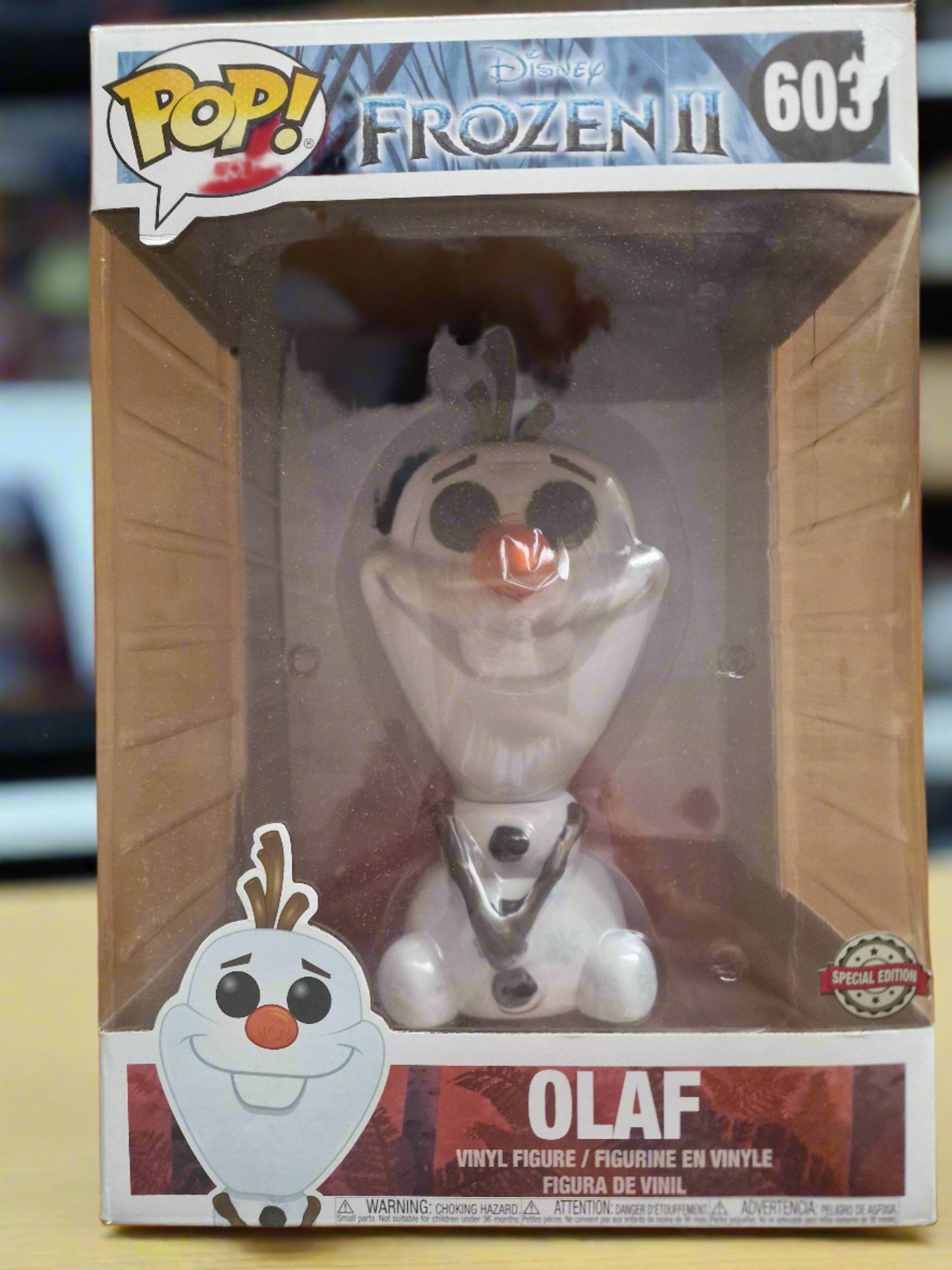 Funko POP! Vinyl 10" OLAF Disney Frozen Special Edition Exclusive 603