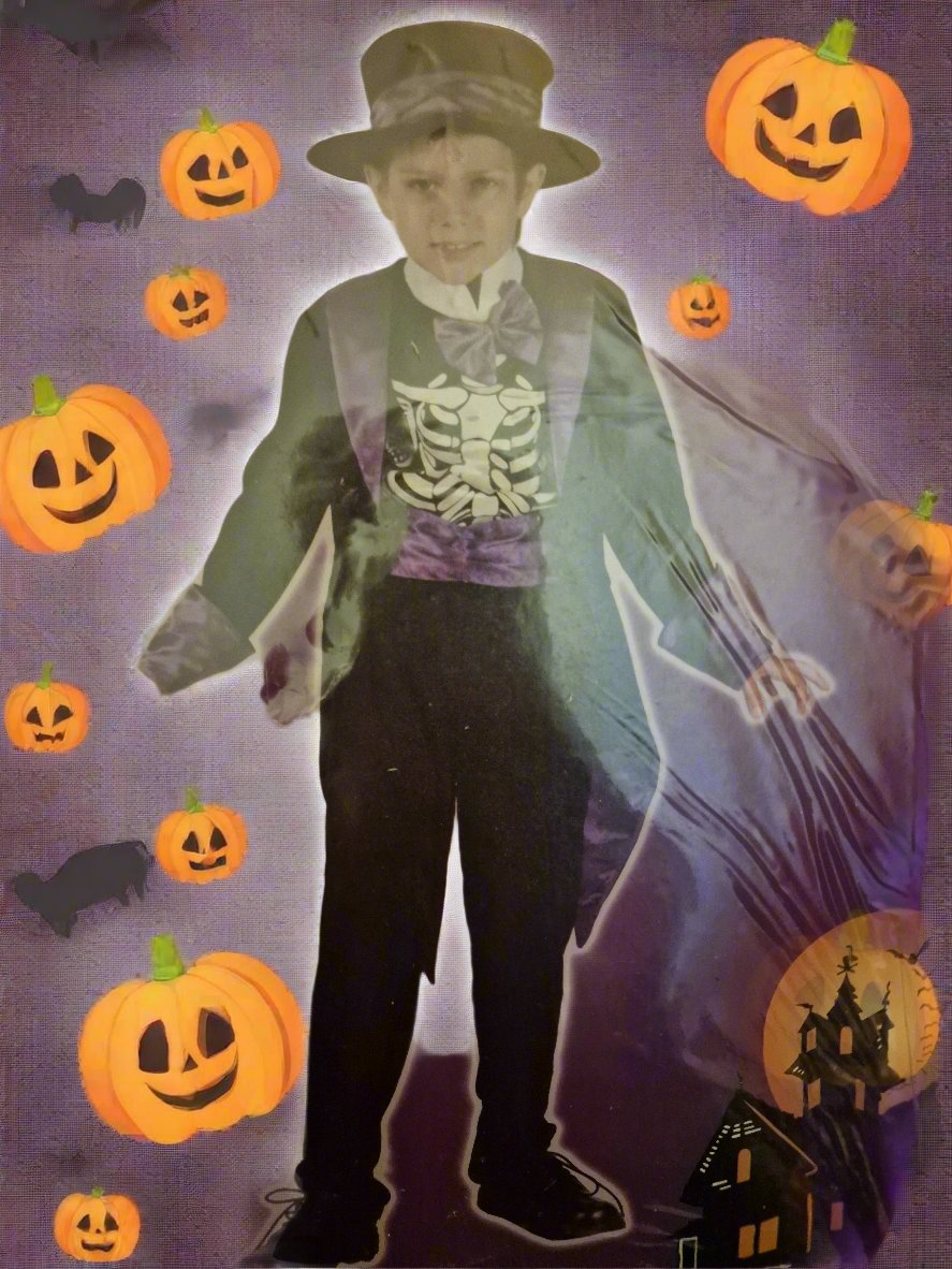 Costume For Children Spooktacular Skeleton Boy 4 To 6 Years