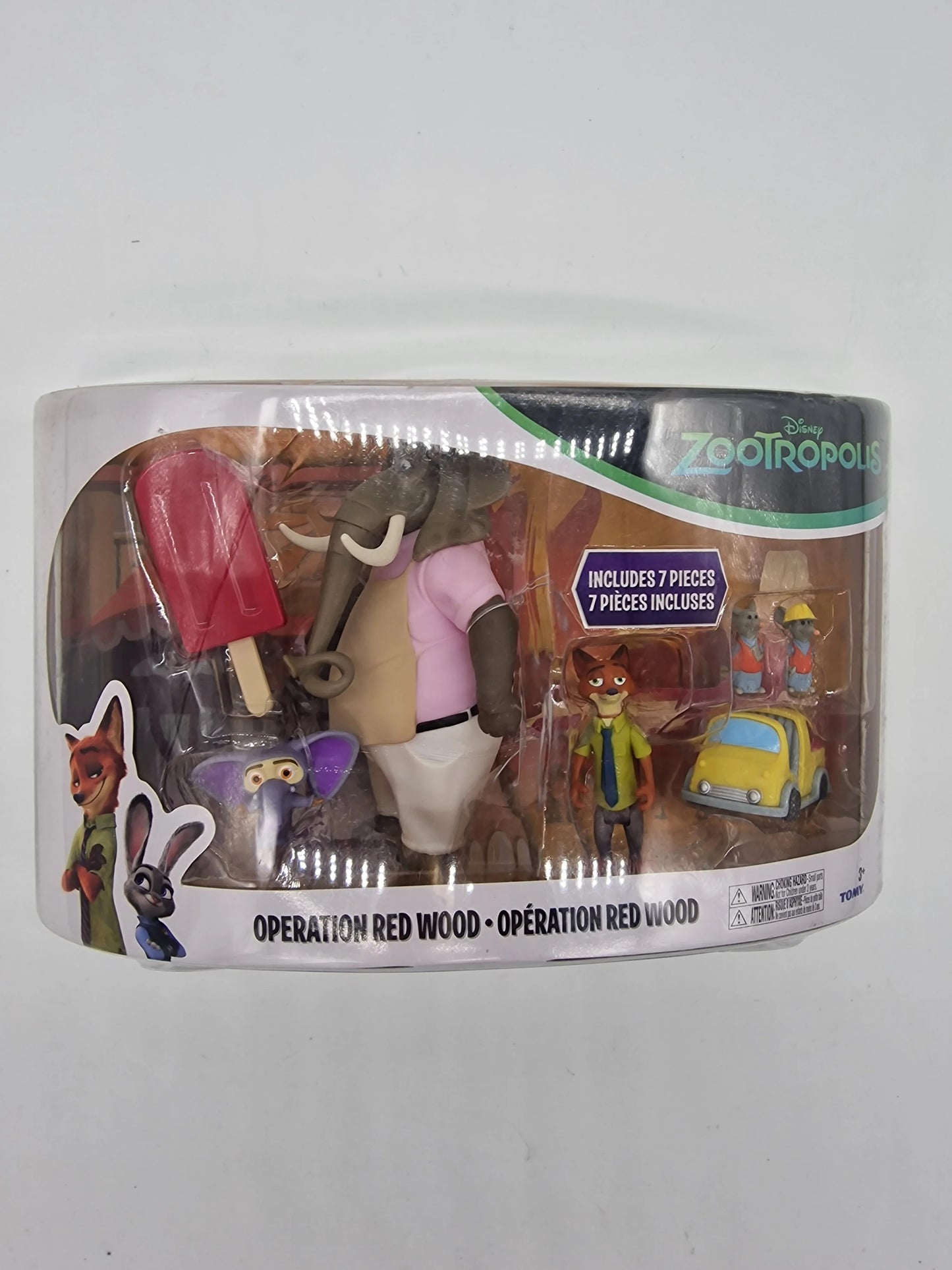 Disney Zootropolis  Operation Red Wood 7 Piece Action Figure Set