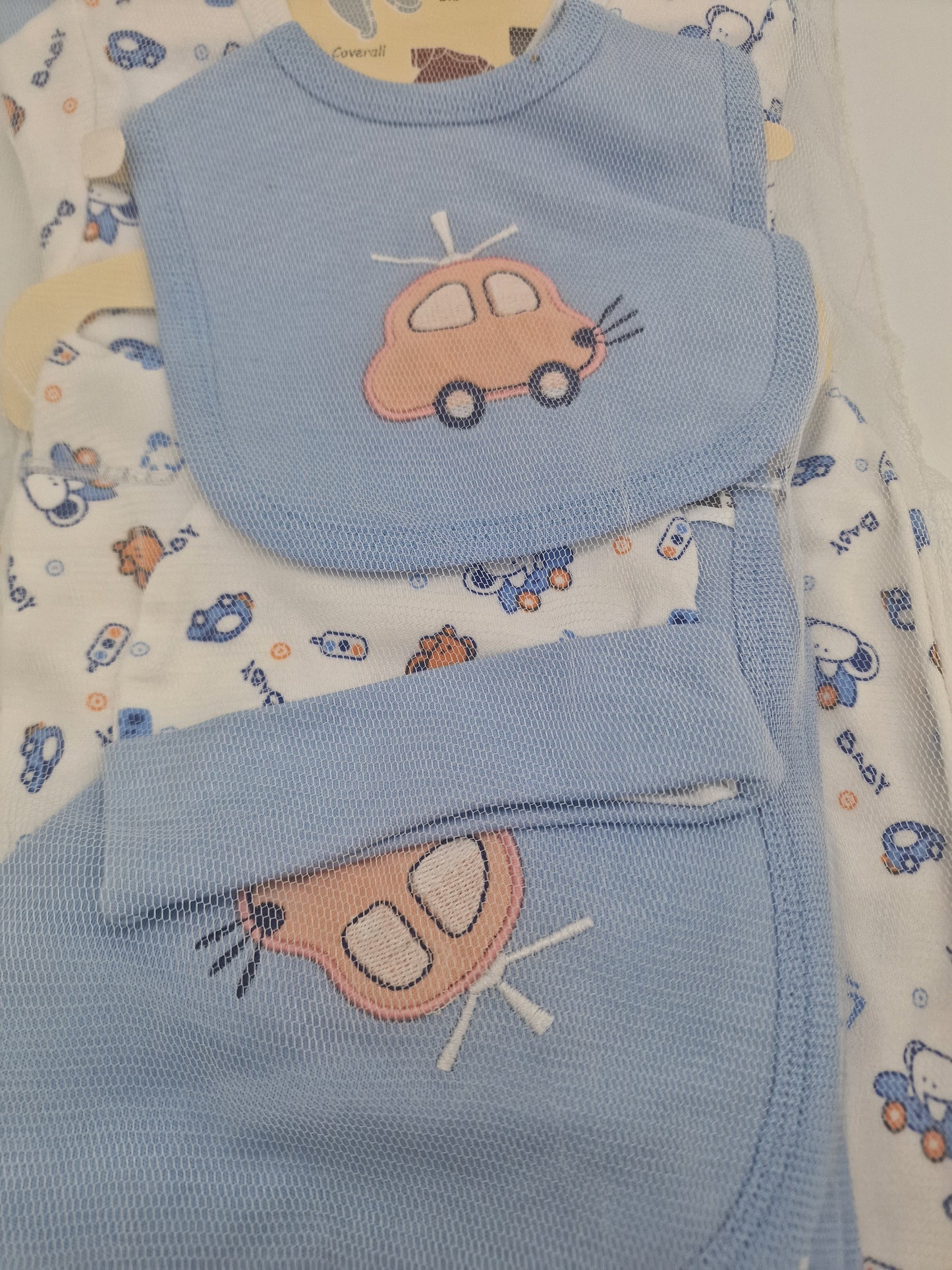 My Little Baby 5 Piece Starter Set Car Design In Blue