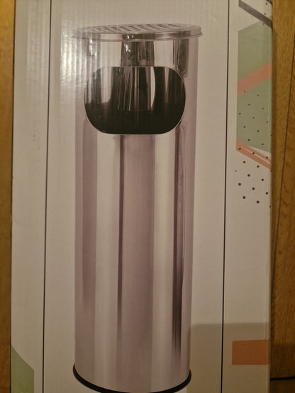 Waste Paper Bin with Ashtray Confortime Metal 20 x 59 cm