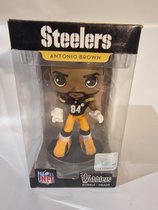 Antonio Brown Funko Wobbler 2016 NFL Pittsburgh Steelers Bobblehead NIB Rare
