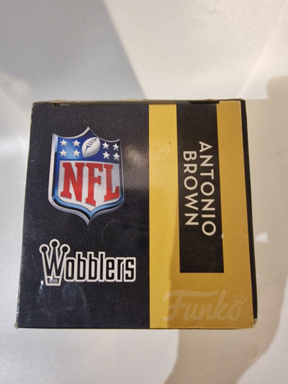 Antonio Brown Funko Wobbler 2016 NFL Pittsburgh Steelers Bobblehead NIB Rare