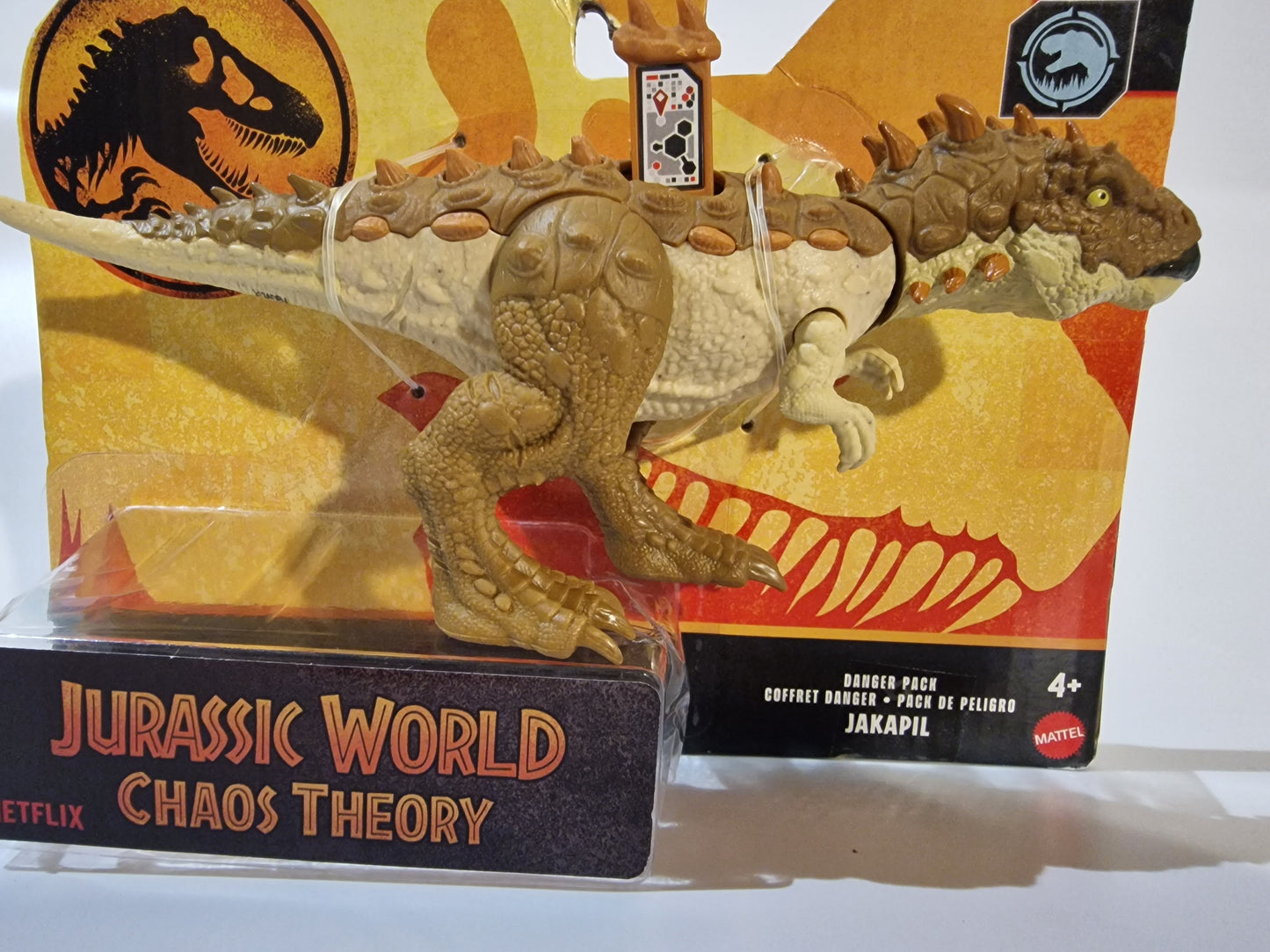 Jurassic World Chaos Theory Jakapil Dinosaur Figure Mattel Danger Pack NEW